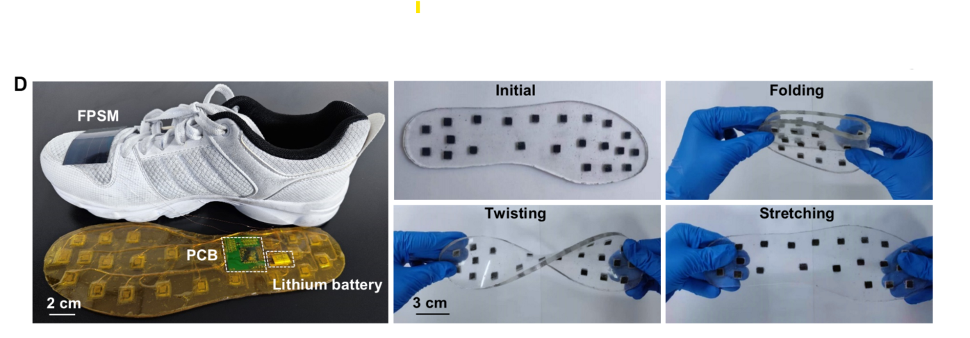 Photographs of the smart insole system